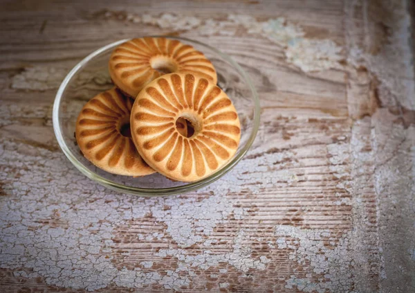 Galletas redondas caseras — Foto de Stock