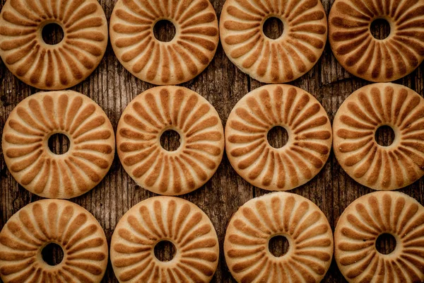 Contexte des biscuits faits maison — Photo