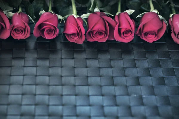 Close-up van roze bloemen — Stockfoto