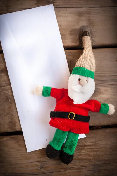 Christmas santa claus speelgoed — Stockfoto