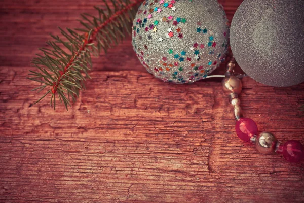 Collana di perline per albero di Natale — Foto Stock