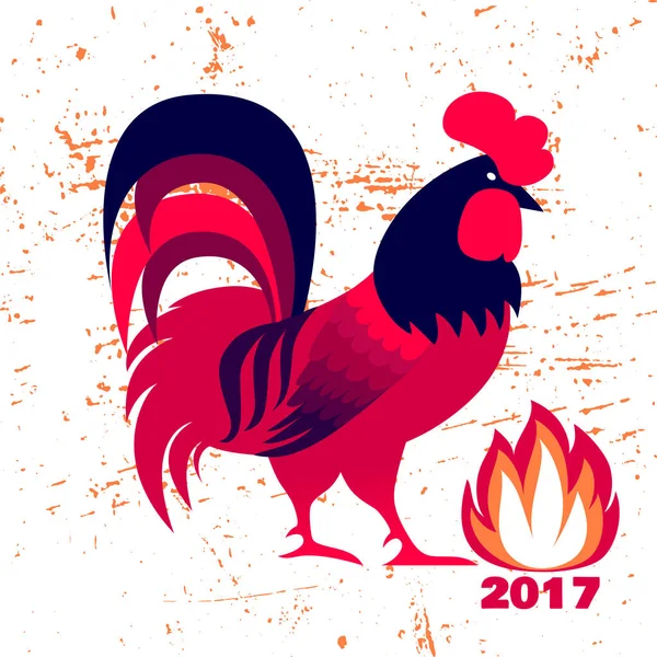 Kırmızı ateş horoz 2017 sembolü olarak