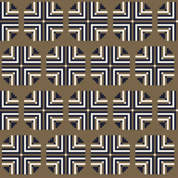 Naadloos patroon met geometrisch ornament — Stockvector