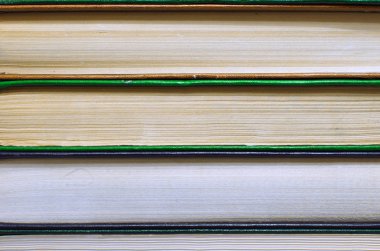 çok fazla kitap arka plan