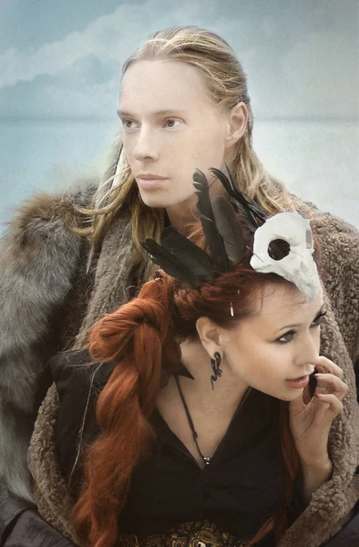 portre erkek ve kadınların mitolojik tarzı