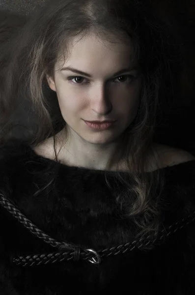 Retrato Bruja Malvada — Foto de Stock
