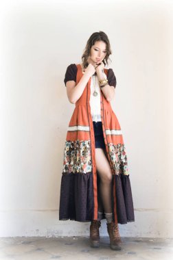 bir takım elbise boho tarzı genç esmer