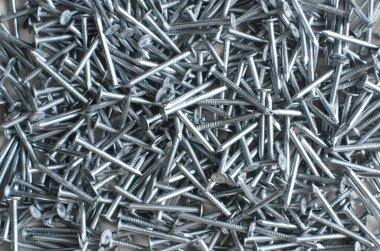 küçük metal çiviler arka plan