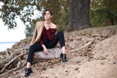 Deniz kenarına Sonbahar geldi