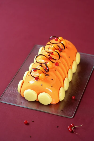 Çağdaş Noel Yule Log kek
