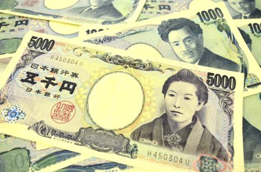 Japon para kapalı-up.