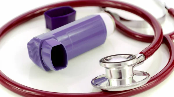 Asthma Diagnostik und Behandlung. — Stockfoto
