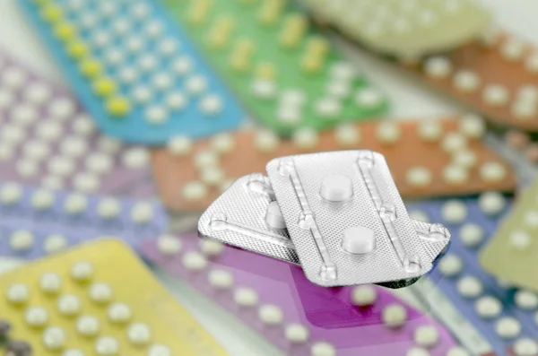 Emergrncy antikoncepční pilulky. — Stock fotografie