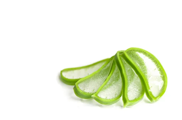 Slice Aloe Vera une phytothérapie très utile pour les soins de la peau et — Photo