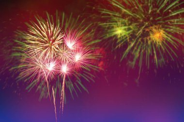 Havai fişek arka planının kapatılması.