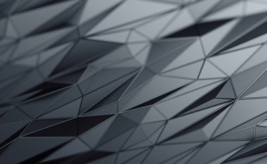 Poligonal arka plan soyut 3d render.