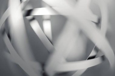 Arka plan hatları ile soyut 3d render