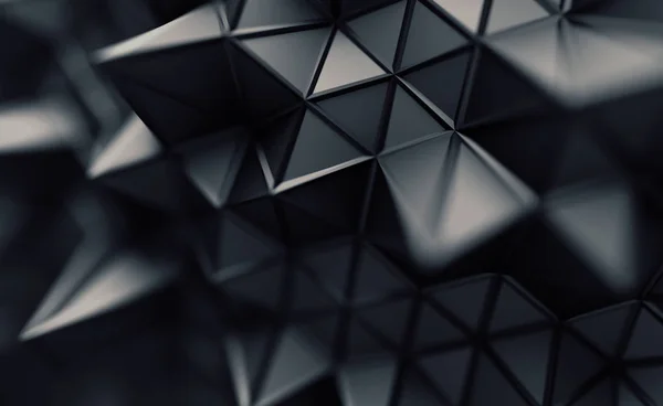 Абстрактная трехмерная рендеринг полигонального фона . — стоковое фото