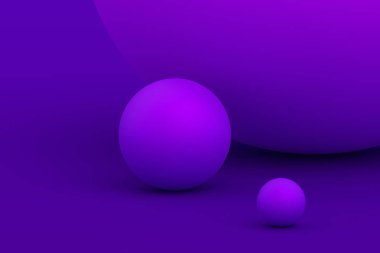 Geometrik şekillerin soyut 3d canlandırması.