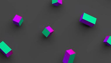 Minimalist 3d arka plan.