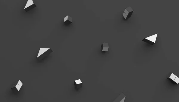 Abstrakte minimalistische 3D-Hintergrund. — Stockfoto