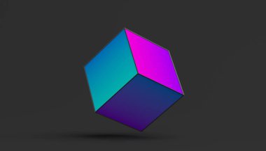 Minimalist 3d arka plan.