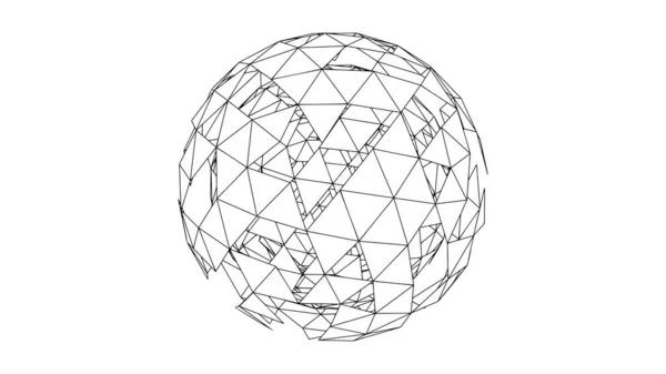 Diseño geométrico abstracto — Vector de stock