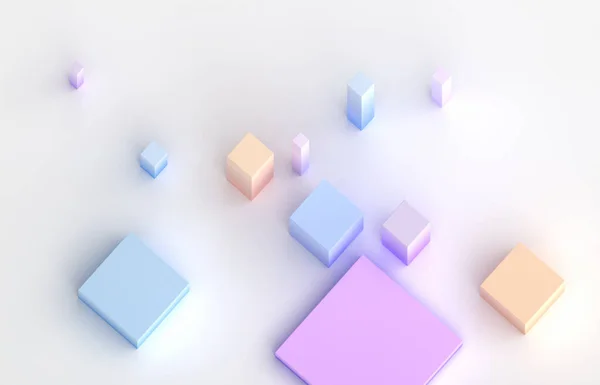 Abstrakcyjny render 3D — Zdjęcie stockowe