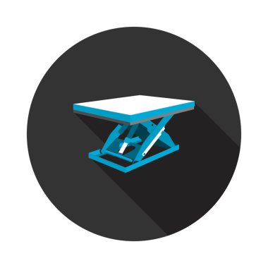 düz kaldırma tablo simgesini