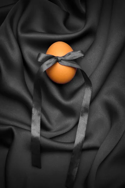 Velikonoční Vejce Černém Pozadí — Stock fotografie