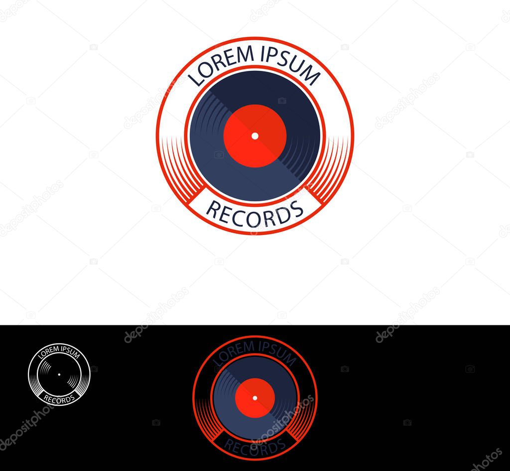 Music and entertainment icon / DJ visual identity