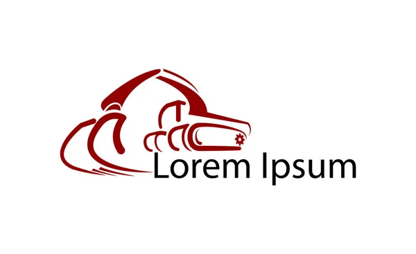 Ekskavatör şekli / inşaat sektör için görsel kimlik