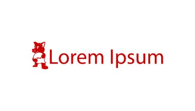 Güzel bir konuşma simgesini elinde tutan fox