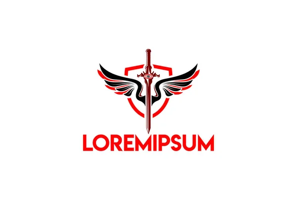 Kılıç ve kalkan kanatlı