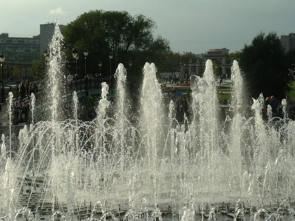 Fontane Acqua Che Scorrono — Foto Stock