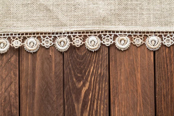 Keten peçete dantel ile