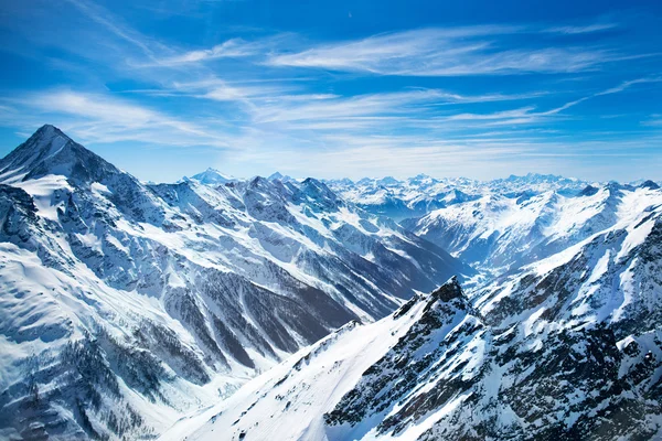Vista aérea de los Alpes suizos —  Fotos de Stock