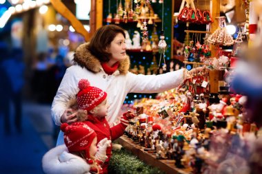 Aile Noel Pazar. Xmas kış Fuarı.