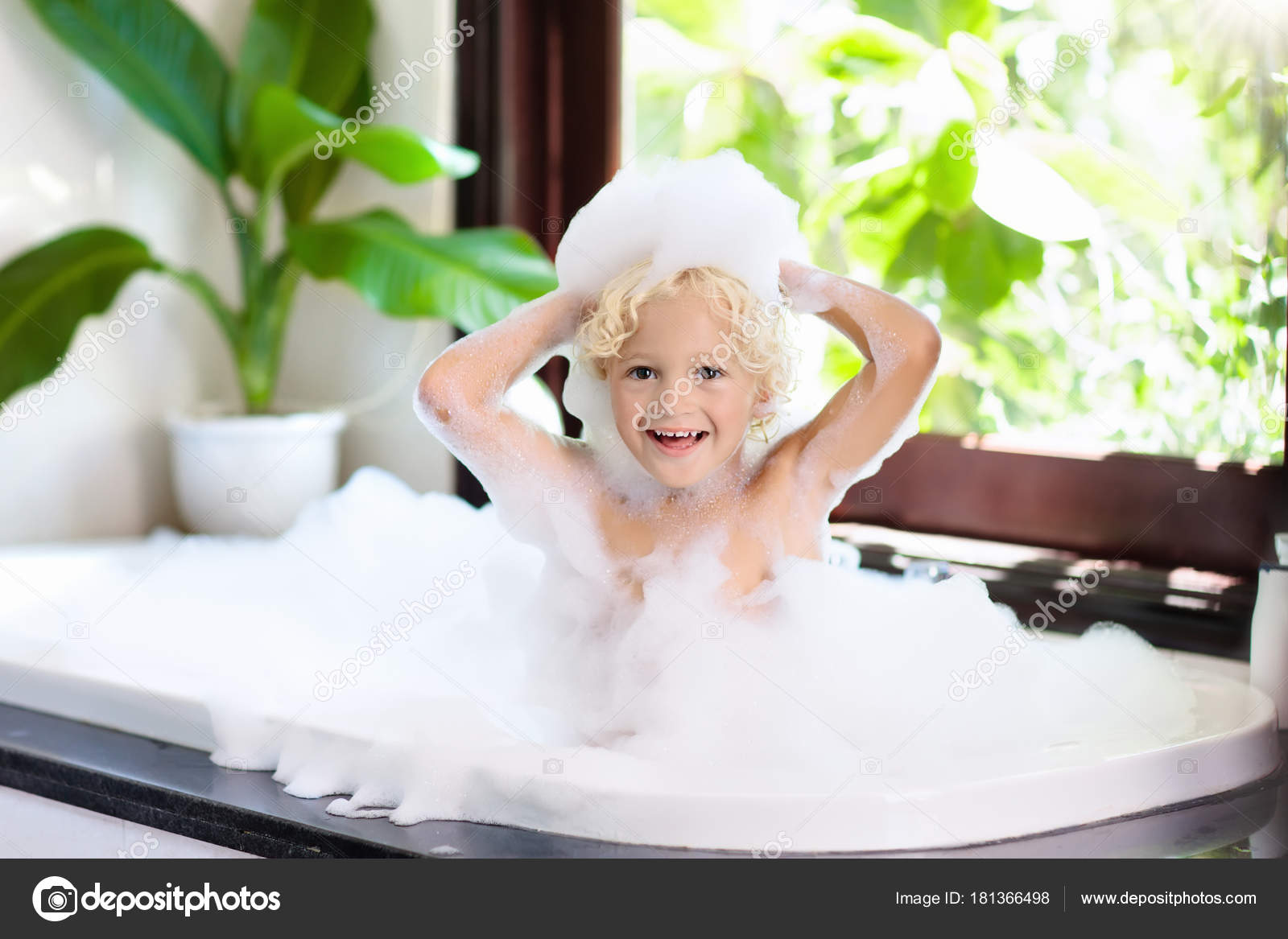 Kids Bubble Bath Photos, Images and Pictures