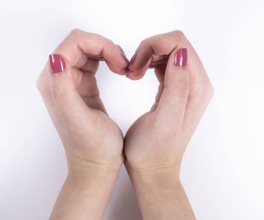 San valention corazones y manos