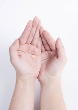 San valention corazones y manos