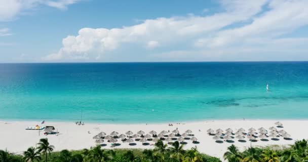 Strand aan de Atlantische Oceaan. Cuba Timelapse — Stockvideo