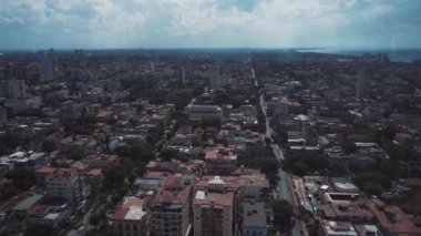 Havana panoramik 33 kat restaurantthe eski sokaklar, ana kare, vatandaşlar.