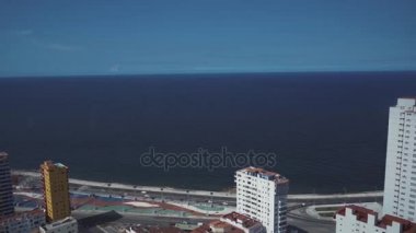 Havana panoramik 33 kat restaurantthe eski sokaklar, ana kare, vatandaşlar.