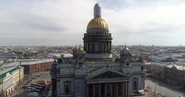 St. Isaacs Cathedral St. Petersburg hava ateş