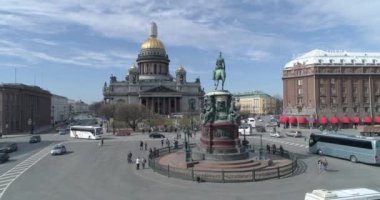 St. Isaacs Cathedral St. Petersburg hava ateş