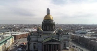 St. Isaacs Cathedral St. Petersburg hava ateş