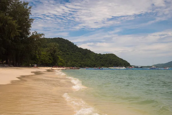 Güzel manzaralı, ada, Ko o Tayland dawn ve alacakaranlık saat içinde.