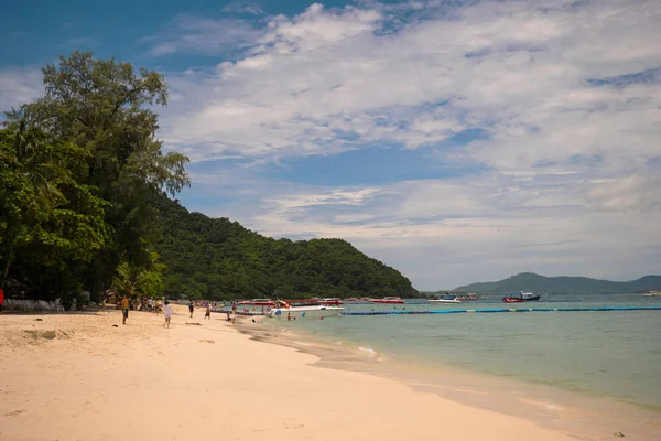Güzel manzaralı, ada, Ko o Tayland dawn ve alacakaranlık saat içinde.
