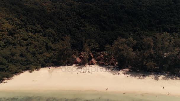 泰国珊瑚岛无人机射击 — 图库视频影像